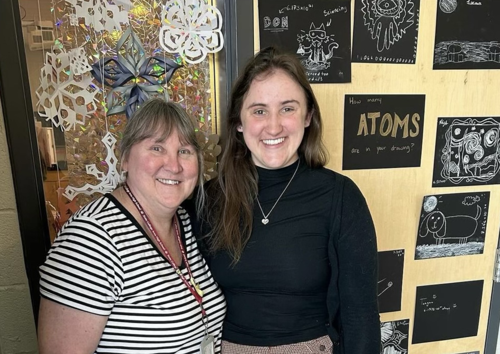 Joanne and Sarah Bevilacqua smile together. Photo courtesy of Jennifer Evans.